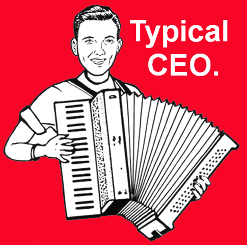 What do chief executives have in common with accordion players?