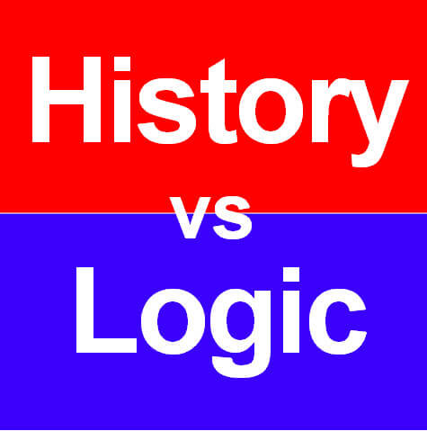 When history conflicts with logic, history is the loser.